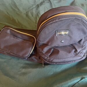 Lushbaby Black and Gold Kids Waist Bag